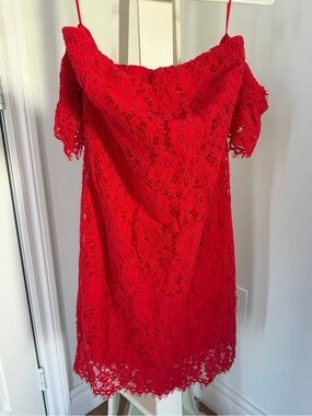 Tube red lace dress - Dynamite - size XS